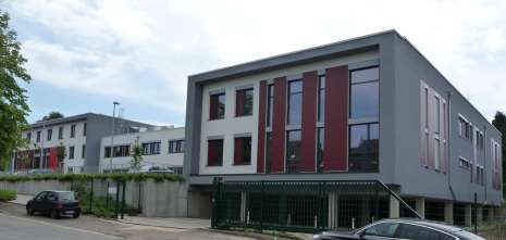 Gebouwen van de school AHS - autonome hogeschool in Eupen - 19.000 m² - 2012 tot 2013